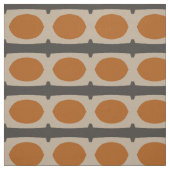 Tissu Motif rétro orange (Échantillon)