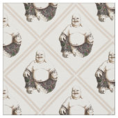 Tissu Motif riant de diamant de Bouddha (Fermer)