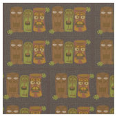 Tissu Motif ringard de Tikis (Fermer)