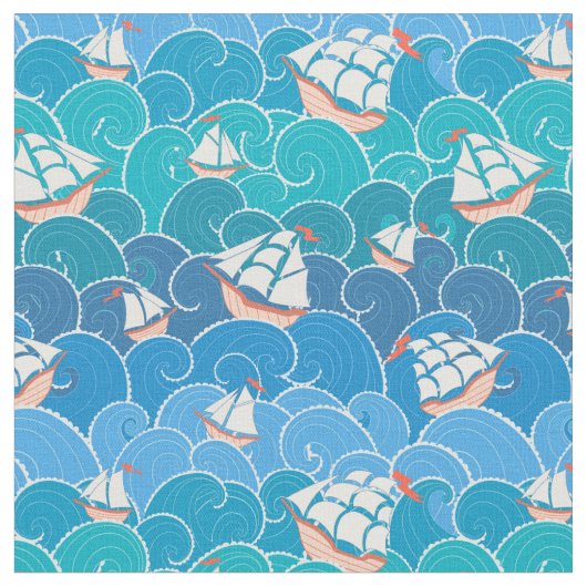 Tissu Motif rocheux de mer (Fermer)