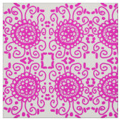 Tissu motif rose (Échantillon)