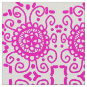 Tissu motif rose (Détail)