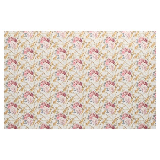 Tissu MOTIF rose (Fat Quarter)