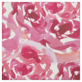 Tissu Motif rose aquarelle (Échantillon)