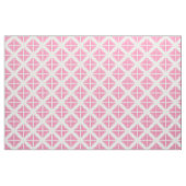 Tissu Motif rose blanc tendance Triangles (Yard)