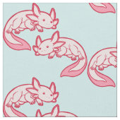 Tissu Motif rose Chido d'Axolotl de Chibi (Fermer)