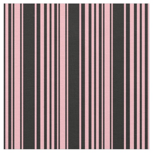 Tissu Motif rose clair et noir (Fermer)