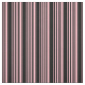 Tissu Motif rose clair et noir (Échantillon)