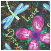 Tissu Motif rose de miroitement de noir de fleur de (Fermer)