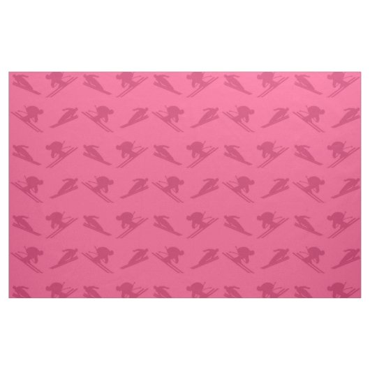 Tissu Motif rose de ski (Yard)