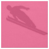 Tissu Motif rose de ski (Fermer)