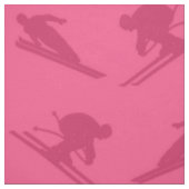 Tissu Motif rose de ski (Échantillon)