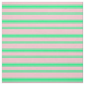 Tissu Motif rose et vert (Échantillon)