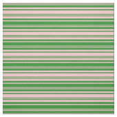 Tissu Motif rose et vert forêt (Échantillon)