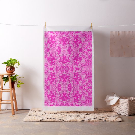 Tissu Motif rose exclusif (In Situ)
