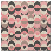 Tissu Motif rose moderne de la moitié du siècle (fermé)