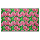 Tissu Motif Rose rose (Fat Quarter)