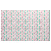 Tissu Motif rose sapin de Noël (Fat Quarter)