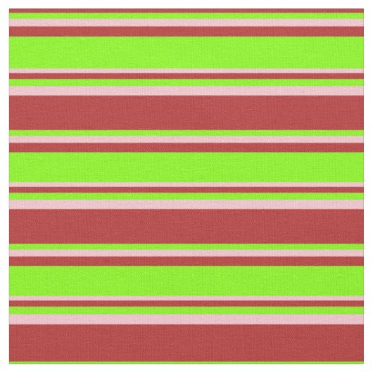 Tissu Motif rouge, chartreuse et rose (Fermer)