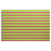 Tissu Motif rouge, chartreuse et rose (Fat Quarter)