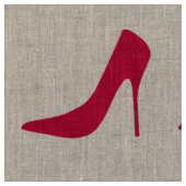 TISSU MOTIF ROUGE CLASSIQUE DE STYLETS (Fermer)