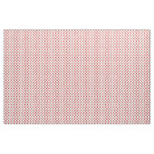 Tissu motif rouge de corail rétro (Yard)