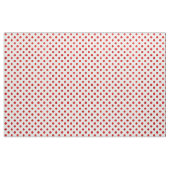 Tissu motif rouge de corail rétro (Fat Quarter)