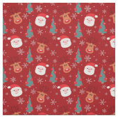 Tissu Motif rouge de Noël (Échantillon)
