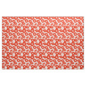 Tissu Motif rouge de pavots (Yard)