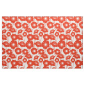 Tissu Motif rouge de pavots (Fat Quarter)
