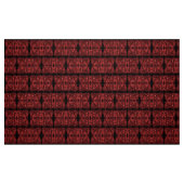 Tissu Motif rouge dynamique abstrait, (Fat Quarter)