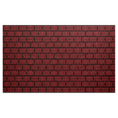 Tissu Motif rouge dynamique abstrait, (Yard)