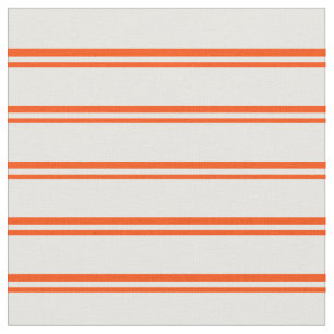 Tissu Motif rouge et blanc des rayures