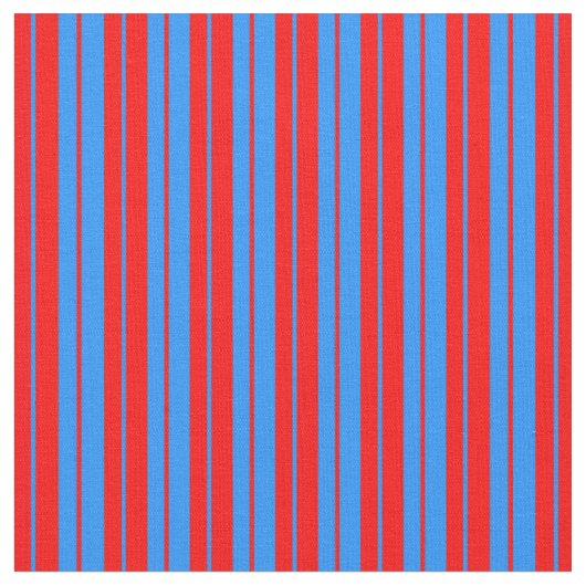 Tissu Motif rouge et bleu/rayé (Fermer)