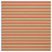 Tissu Motif rouge et vert clair (Échantillon)