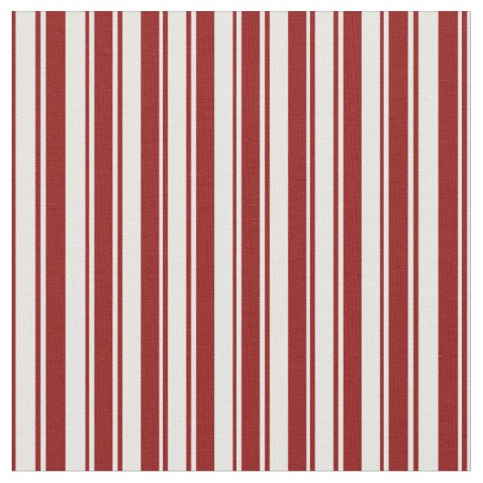 Tissu Motif rouge foncé et blanc (Fermer)
