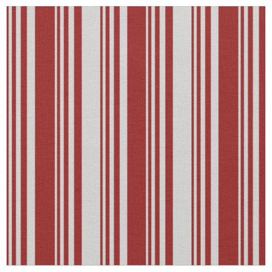 Tissu Motif rouge foncé et gris clair (Fermer)