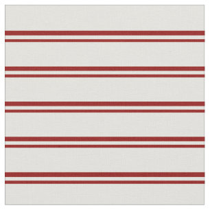 Tissu Motif rouge foncé et jaune pâle rayé/bordé