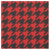 Tissu Motif rouge, noir Houndstooth #2M (Fermer)