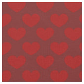 Tissu Motif rouge profond des coeurs (Fermer)