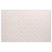Tissu Motif Ruban Rose Hedwig (Yard)