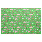Tissu Motif rustique de ranch de pays de basse-cour (Fat Quarter)