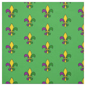 Tissu Motif sans charme avec fleur de lis (Échantillon)