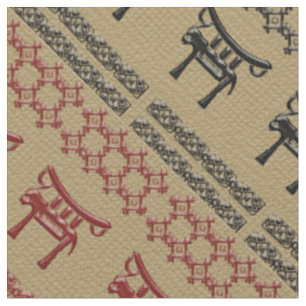 Tissu motif sans couture d'afrique ethnique