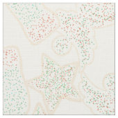 Tissu Motif sans couture de biscuits de Noël (Détail)