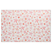 Tissu Motif sans couture de créature de corail de la Mer (Fat Quarter)