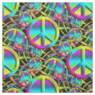 Tissu Motif sans couture de PAIX colorée + vos idées