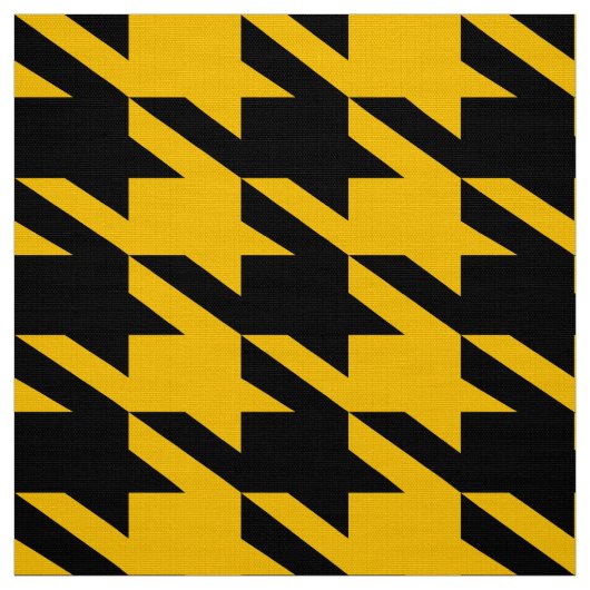 Tissu Motif sans couture noir et jaune (Échantillon)
