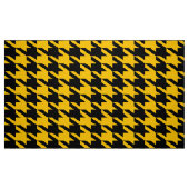 Tissu Motif sans couture noir et jaune (Fat Quarter)