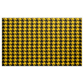 Tissu Motif sans couture noir et jaune (Yard)